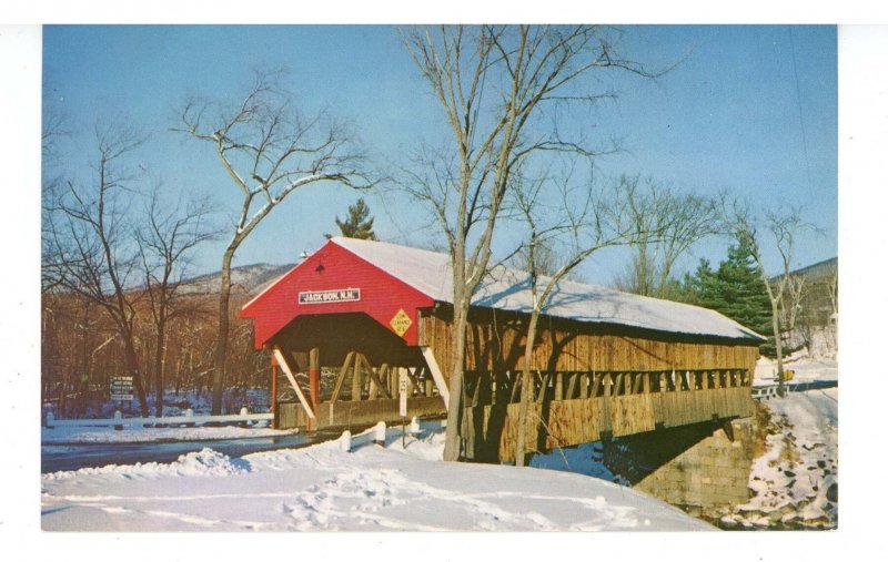 NH - Jackson. Covered Bridge in Winter