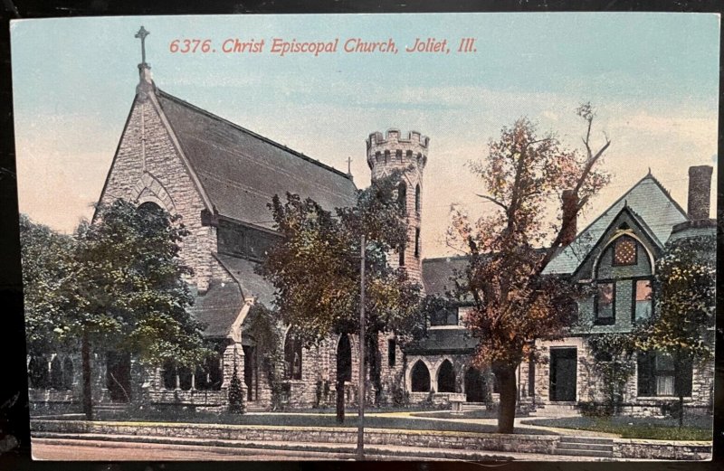 Vintage Postcard 1907-1915 Christ Episcopal Church, Joliet, Illinois (IL)