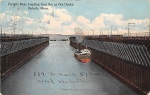 Freight Boat Freight Boat  - Duluth, Minnesota MN Postcard