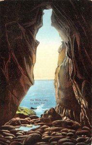 LA JOLLA, CA California  THE WHITE LADY~View Thru The Rocks  c1910's Postcard