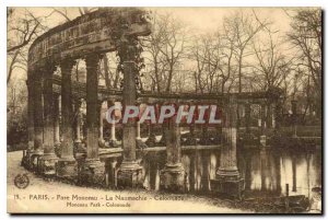 Postcard Old Paris Parc Monceau the Naumachia Colonnade