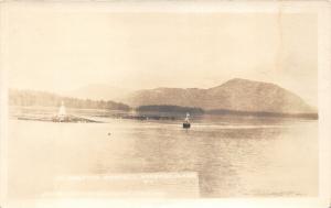 Wrangell Narrows Alaska~Objects on Water/Land~Mitkof-Kupreanof Island~c1920 RPPC