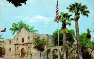 Alamo San Antonio Texas Mission San Antonio De Valero Postcard PM Austin TX WOB 