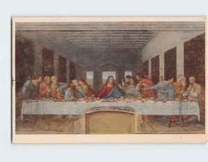 Postcard L'Ultima Cena By L. da Vinci, Refettorio di S. M. delle Grazie, Italy