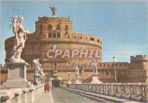 Postcard Modern Rome Castel S Angelo