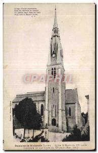 Old Postcard Beaune la Rolande (Loiret) St. Martin's Church of the fifteenth ...