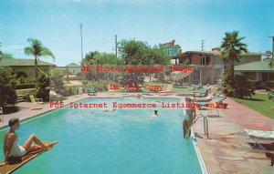 CA, Long Beach, California, Virginial Motel, Swimming Pool, Dexter No 2892N
