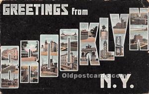 Greetings from Brooklyn, NY, USA Large Letter 1907 