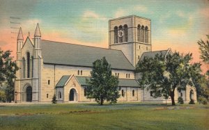 Vintage Postcard 1942 Shove Memorial Chapel Campus College Colorado Springs CO