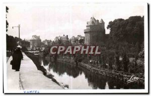 Old Postcard Vannes La Garenne Tower Ramparts and Connetable