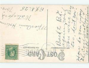 Divided-Back COMIC POSTCARD Burlington Wisconsin WI HM4777