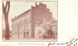 New Haven Connecticut Yale University Gymnasium Building School Vintage Postcard