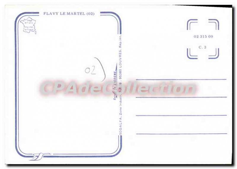 Postcard Old Flavy le Martel