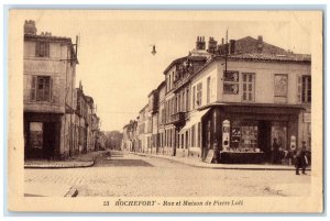 c1930's Street House Of Pierre Loti Rochefort Nouvelle-Aquitaine France Postcard