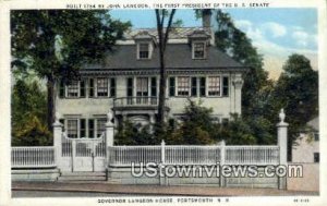 Gov. Langdon House, First Pres US Senate in Portsmouth, New Hampshire