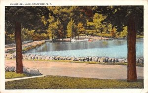 Churchill Lake in Stamford, New York