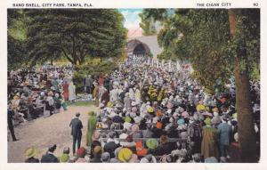 Band Shell at City Park - Tampa FL, Florida - The Cigar City - WB