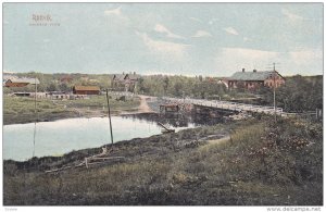 Scene, Bridge, RATTVIK, Dalarna County, Sweden, 1900-1910s