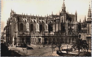 Spain Seville Cathedral, Sevilla Catedral Vintage RPPC C173