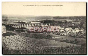 Old Postcard Saint Germain en Laye Ramp Railway Bridge