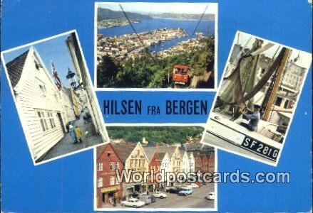 Hilsen fra Bergen Norway Postal Used Unknown 