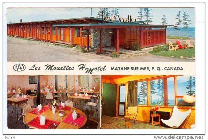 Les Mouettes H / Motel , Matane Sur Mer , Quebec, Canada , 1984