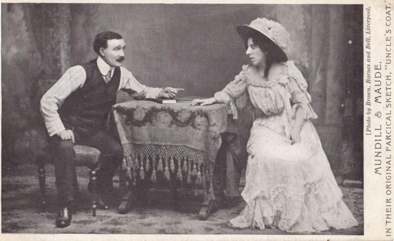 Mundill Maude Fealy or Mortimer Actress Comedy Post Victorian Play Old Postcard
