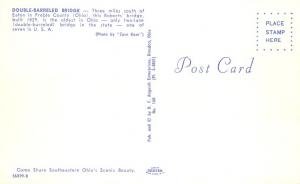 Winter View Roberts Double Barreled Covered Bridge, Ohio