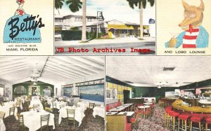 FL, Miami, Florida, Betty's Restaurant, MultiView, EB Thomas Pub No 89754