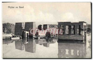 Old Postcard Egypt Egypt phylae or flood