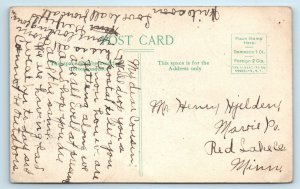 GRAND FORKS, ND North Dakota ~ New COUNTRY CLUB HOUSE c1910s Golf  Postcard