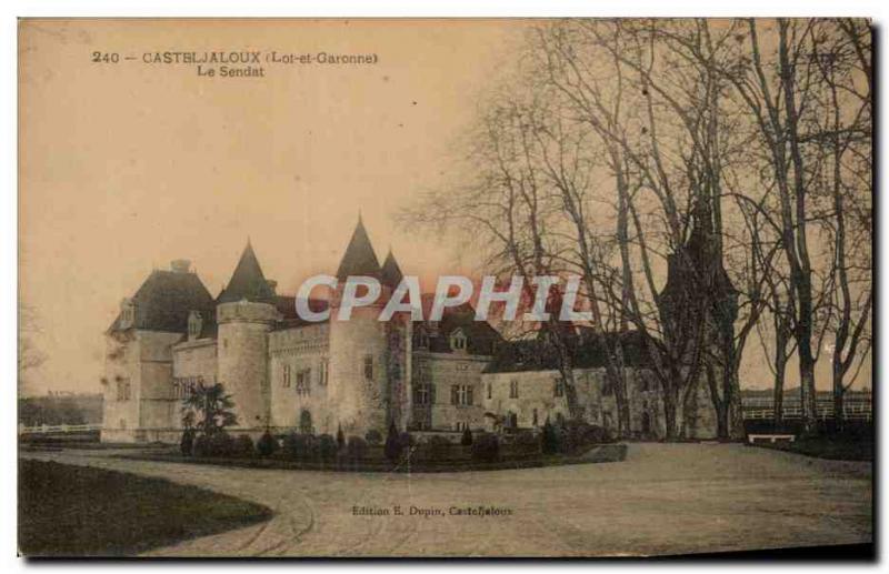 Old Postcard Casteljaloux The Sendat