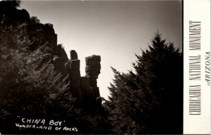 RPPC AZ Douglas China Boy Rock Formation Chiricahua National Monument 1950s K44