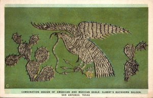 Texas San Antonio Albert's Buckhorn Saloon Combination Design Of America...