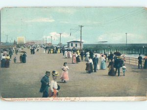 Pre-Chrome BEACH SCENE Asbury Park New Jersey NJ AH5334