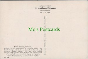 Yorkshire Postcard-Bronte Country -Bronte Bridge and Seat, Haworth Moors RR15357 