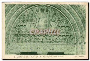 Old Postcard Moissac porch L & # 39Eglise Saint Pierre