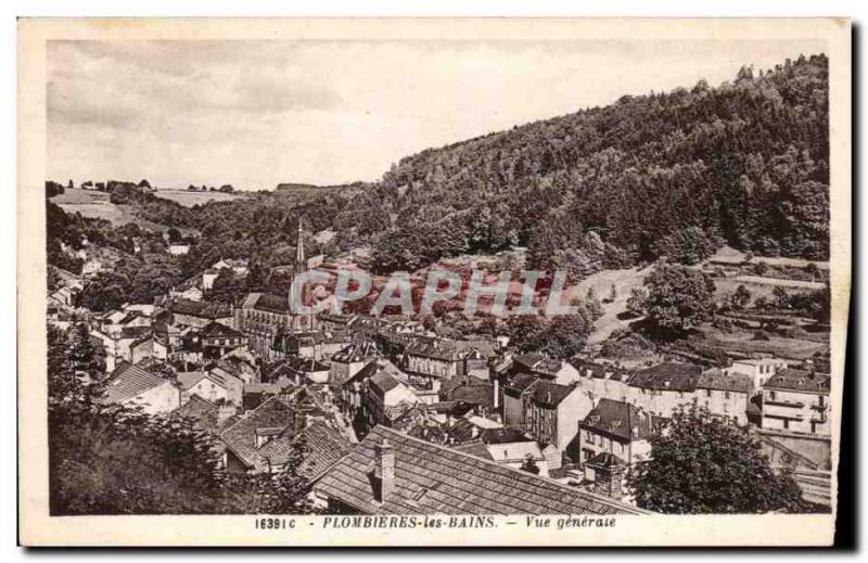 Old Postcard Plombieres les Bains General view