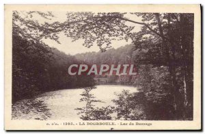 Old Postcard La Bourboule Lac Du Barrage