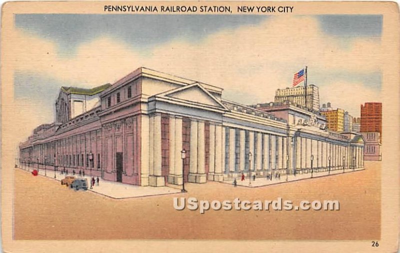 Pennsylvania Railroad Station - New York City, NY