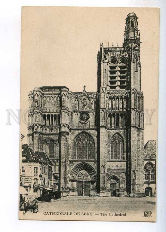 236360 FRANCE CATHEDRALE de SENS comptoir Senonais cafe OLD