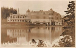 Chateau, Lake Louise, Alberta, Canada, Early Real Photo Postcard, Unused