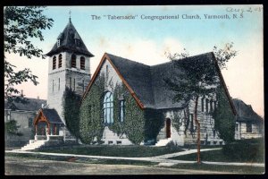 Nova Scotia YARMOUTH The Tabernacle Congregational Church Pub R.H. Davis - DB