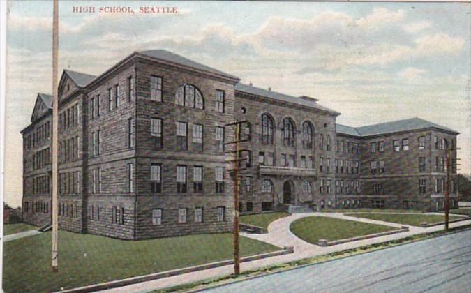 Washington Seattle High Scholl 1910