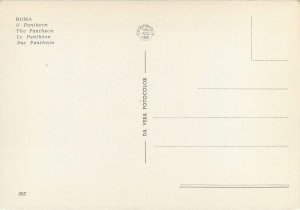 Italy the pantheon postcard street view