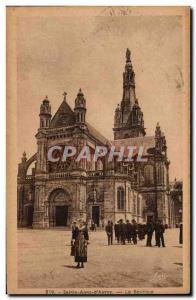 Old Postcard Sainte Anne d Auray Basilica Female folklore