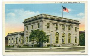 Post Office Rocky Mount North Carolina postcard