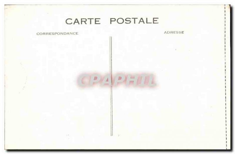 Paris Saint Severin Old Postcard The nave