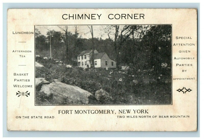 1910-20 Chimney Corner Restaurant Fort Montgomery, NY Postcard P91