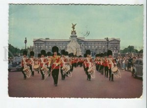 440946 Great Britain 1960 London Buckingham Palace guard with drums RPPC Germany